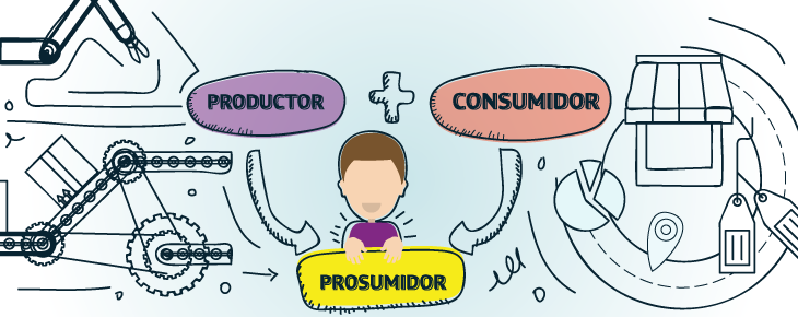 EL PROMUSIDOR, Se entiende como el consumidor que al mismo tiempo puede desarrollarse como productor, evitando la caracteriza